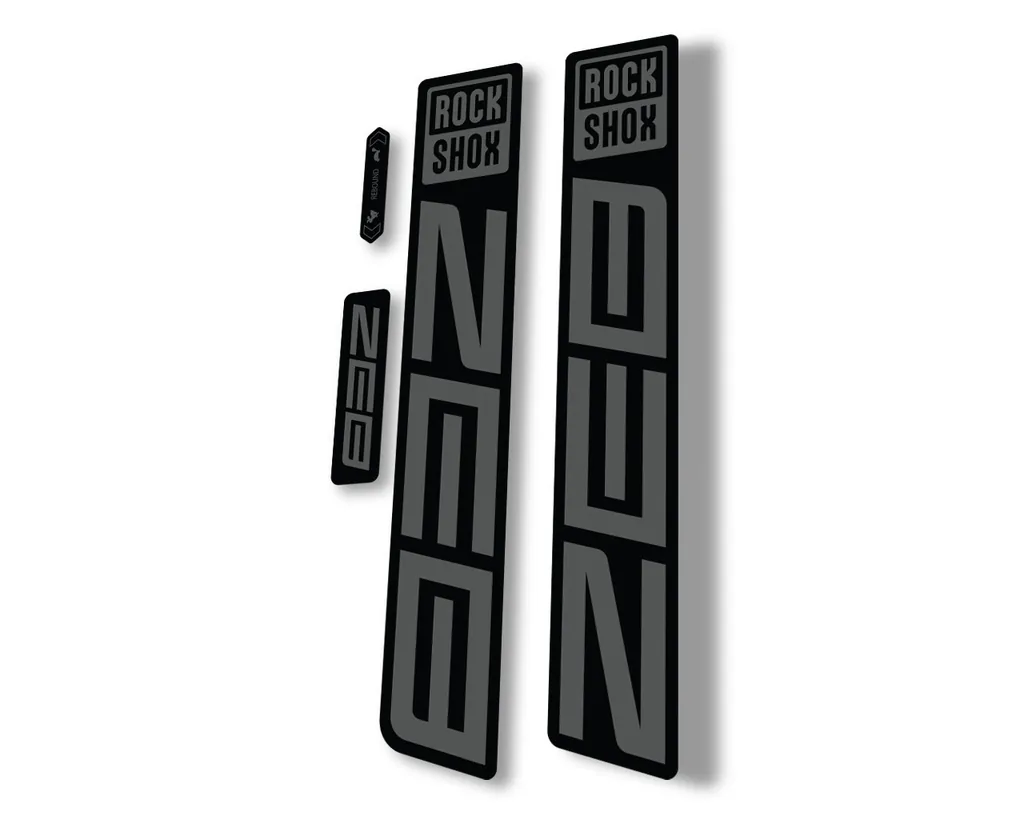 Rock Shox ZEB R 2021 Mountain Bike Cycling Decal Sticker Adhesive Gray - 1