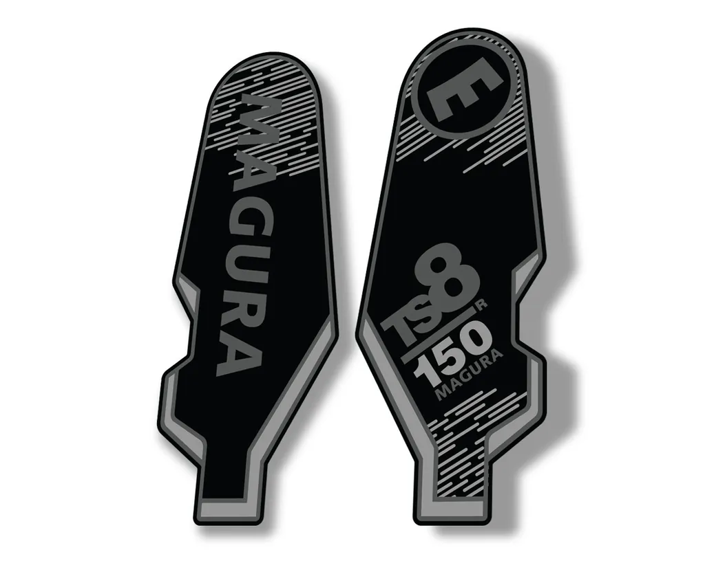 MAGURA TS8 R 150 2013 Suspension Decal Kit Sticker Adhesive Aufkleber Gray - 1
