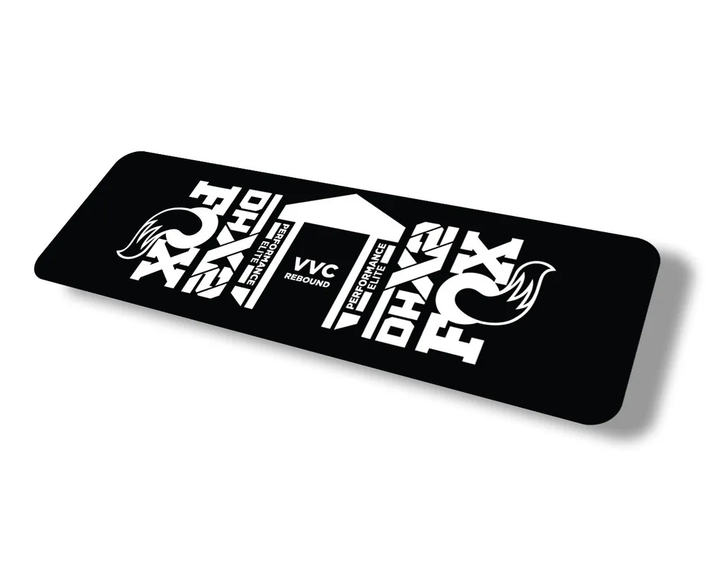 FOX Float 2021 DHX2 Elite Performance Rear Shock Suspension Sticker Decal White - 1
