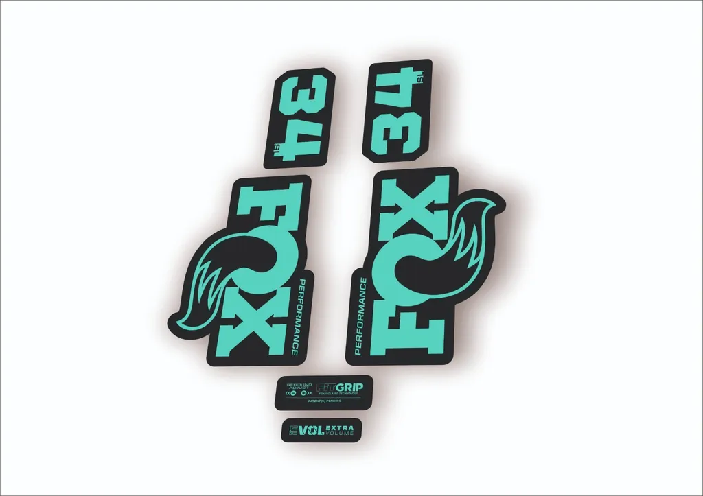 FOX 34 SL Performance 2026 Fork Factory Decal Sticker Adhesive Dolphin - 1