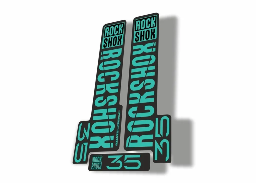 Rock Shox 35 2018 Fork Decal Mountain Bike Cycling Sticker Adhesive Dolphin - 1