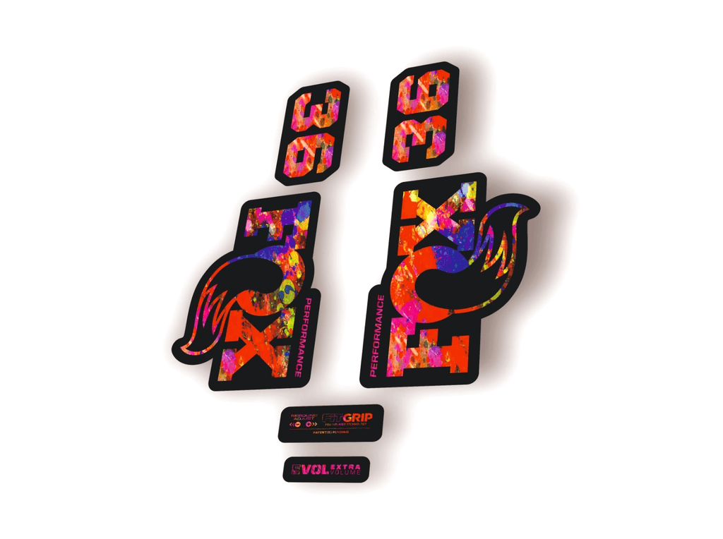 FOX 36 Performance 2026 Fork Factory Suspension Decal Sticker Adhesive Oil Slick - 1