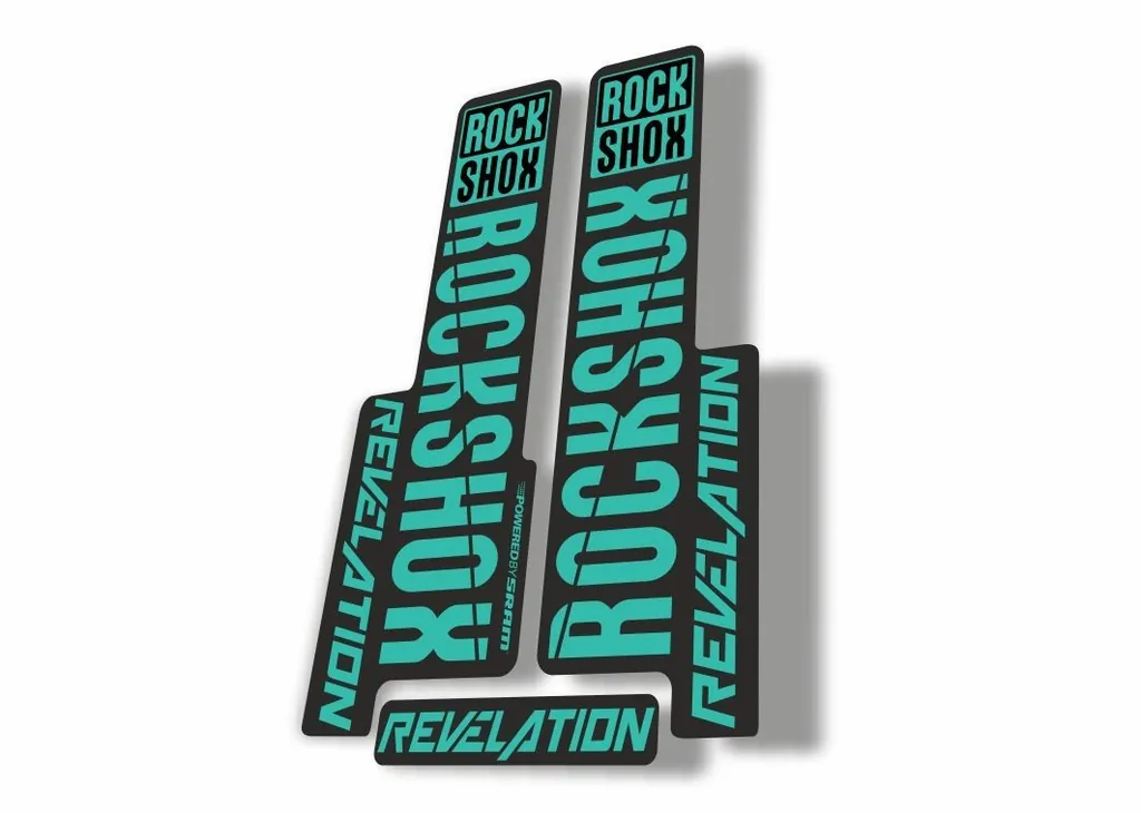 Rock Shox REVELATION 2018 Fork Decal Mountain Bike Cycling Sticker Dolphin - 1