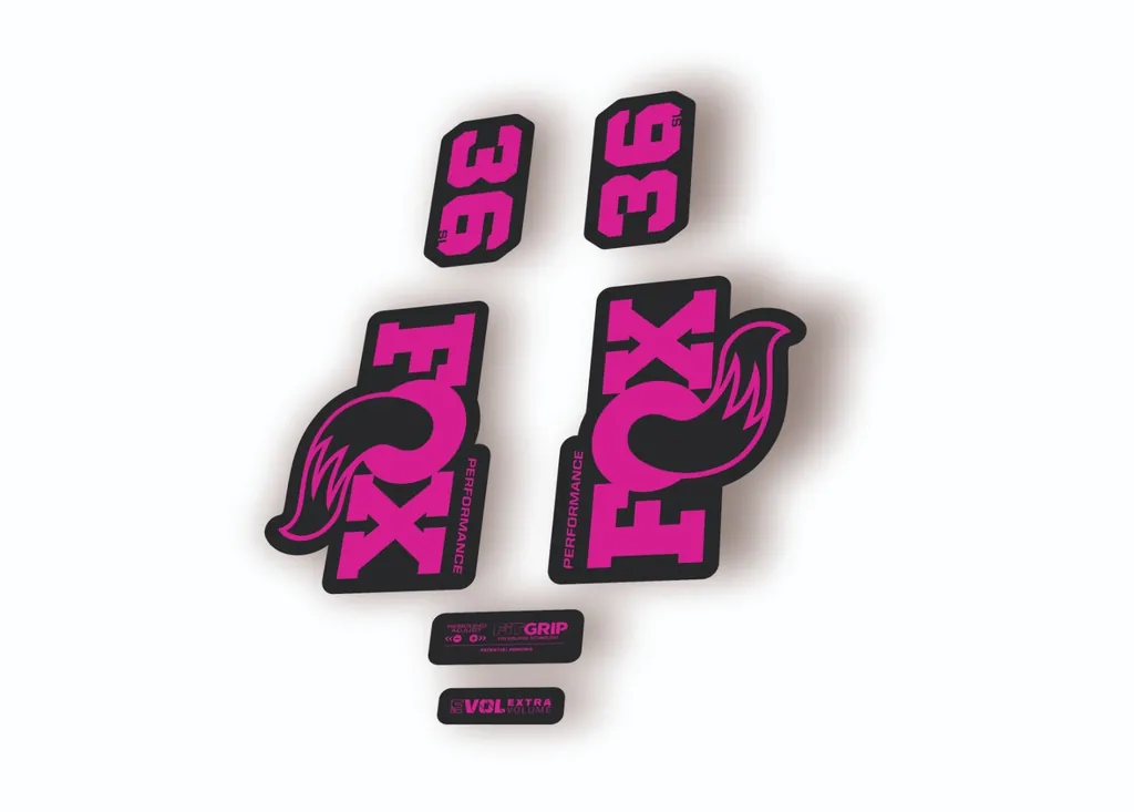 FOX 36 SL Performance Factory 2026 Fork Decal Sticker Adhesive Pink - 1