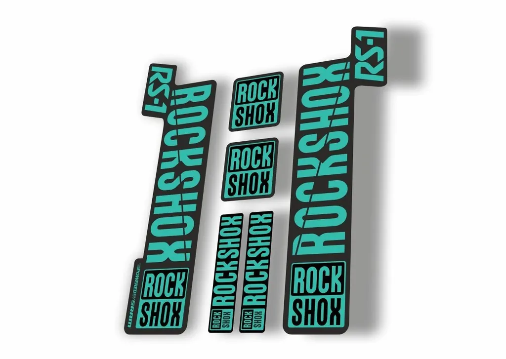Rock Shox RS1 2018 Fork Decal Mountain Bike Cycling Sticker Adhesive Dolphin - 1