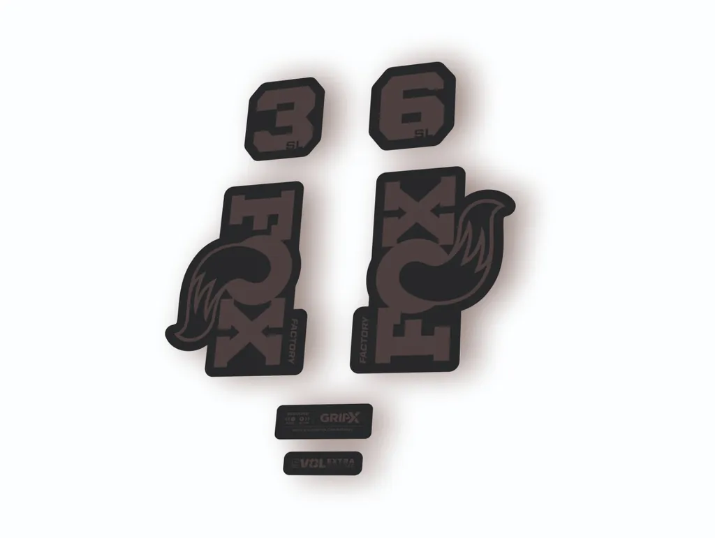 FOX 36 SL Factory 2026 Fork Decal Suspension Sticker Adhesive Gray - 1