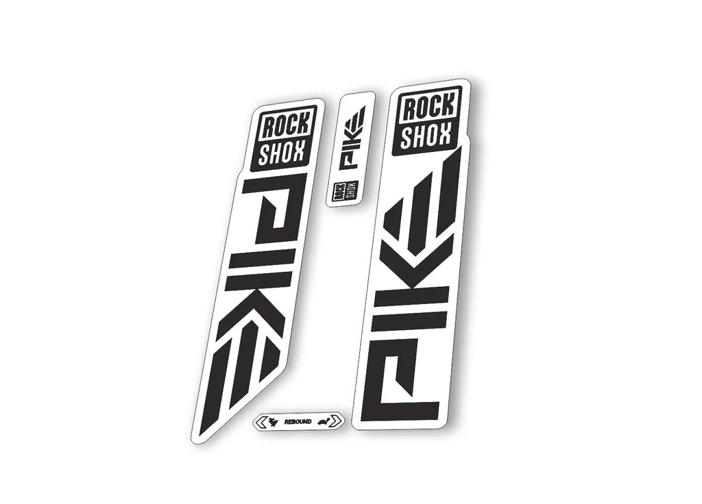 Rock Shox PIKE 2023 Mountain Bike Cycling Decal Sticker Adhesive Black - 1