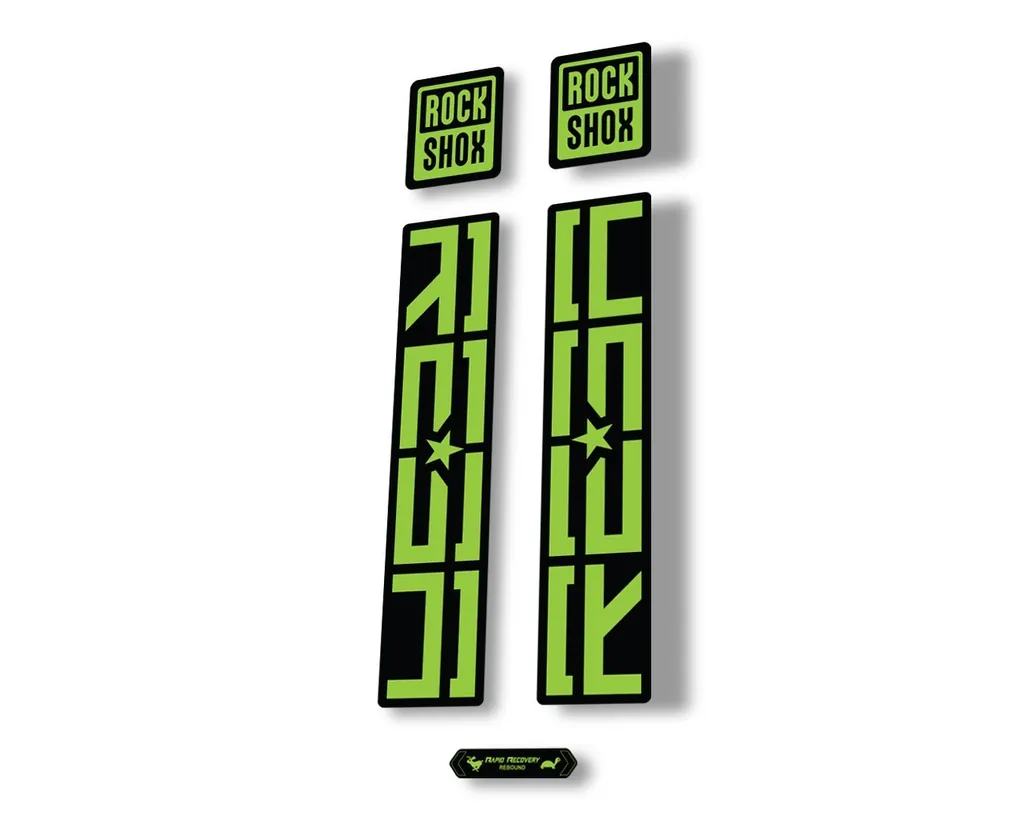 Rock Shox REBA 2020 Fork Decal Mountain Bike Cycling Sticker Adhesive Green - 1