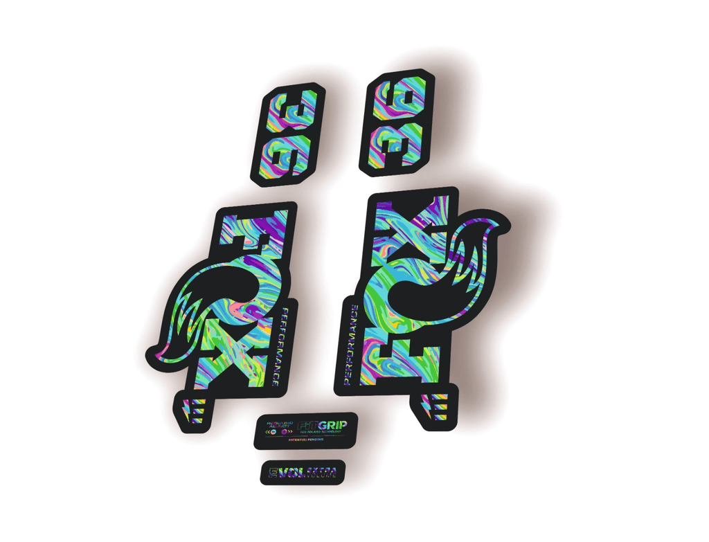 FOX 36 Performance E-Optimized 2026 Fork Factory Decal Sticker Oil Slick 1 - 1