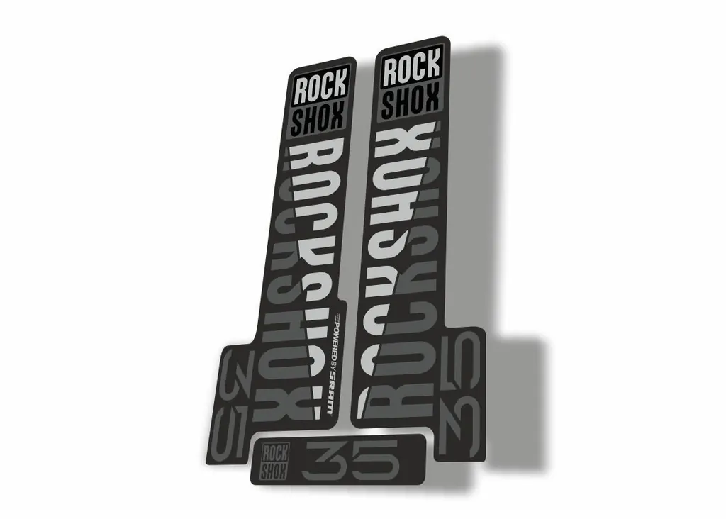 Rock Shox 35 2018 Fork Decal Mountain Bike Cycling Sticker Adhesive Black - 1