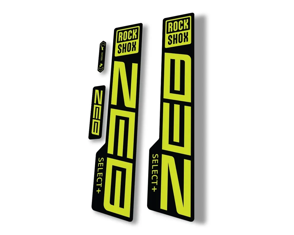Rock Shox ZEB Select Plus 2021 Mountain Bike Cycling Decal Sticker Lime Green - 1