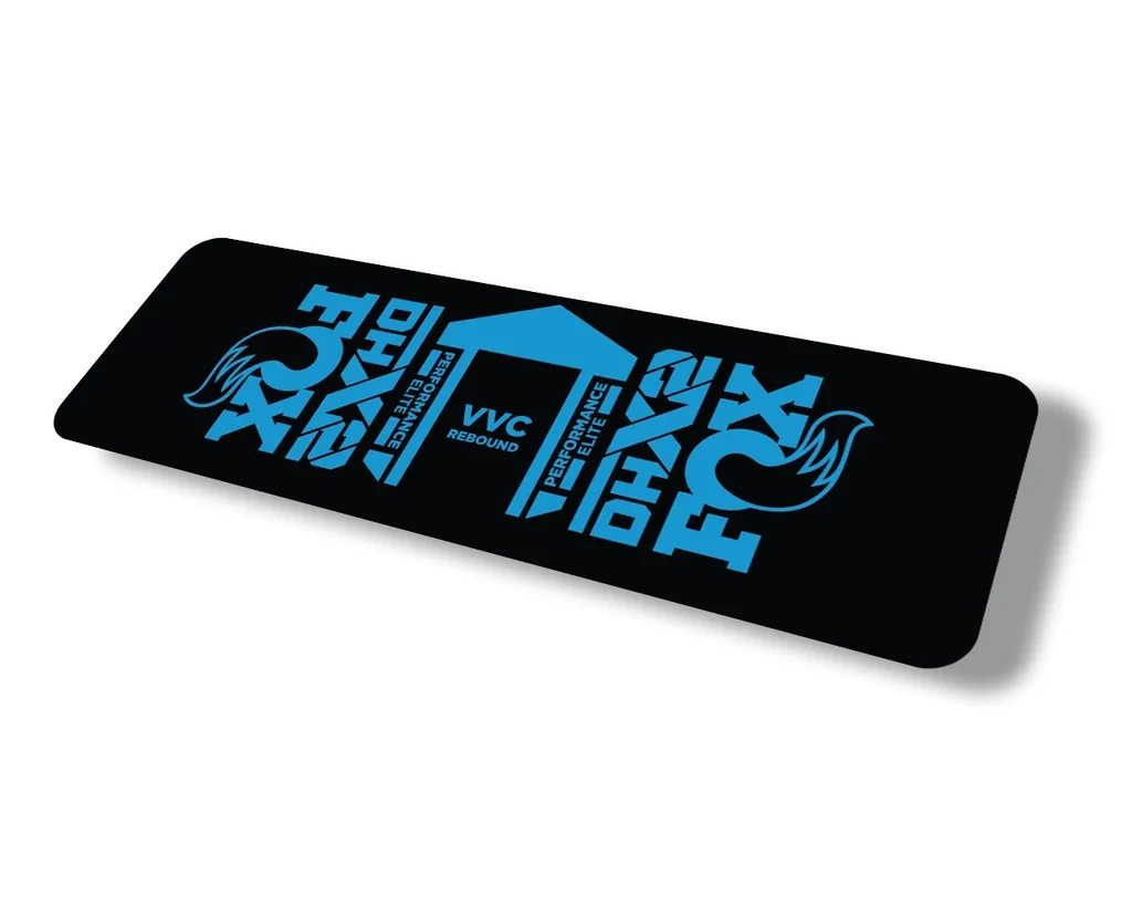 FOX Float 2021 DHX2 Elite Performance Rear Shock Suspension Sticker Decal Blue - 1