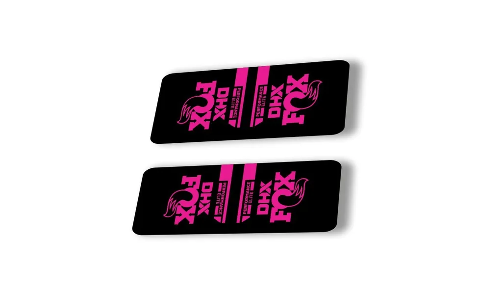 FOX DHX 2022 Performance Elite Rear Shock Suspension Sticker Decal Pink - 1