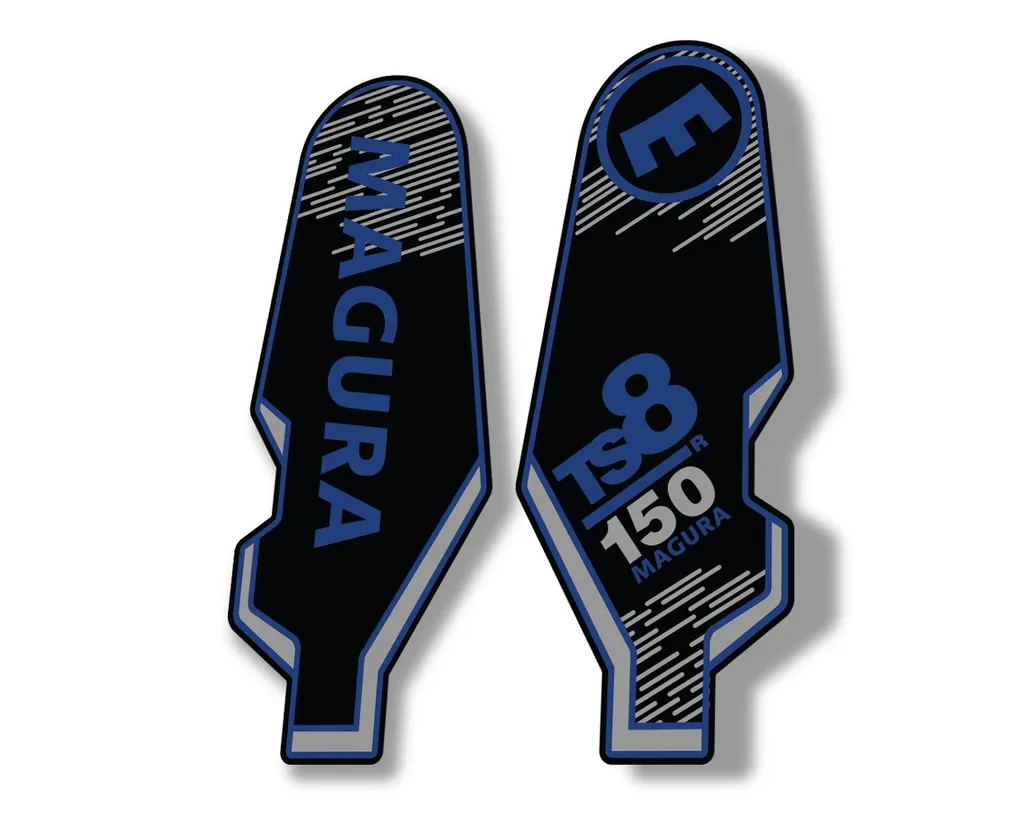 MAGURA TS8 R 150 2013 Suspension Decal Kit Sticker Adhesive Aufkleber Dark Blue - 1