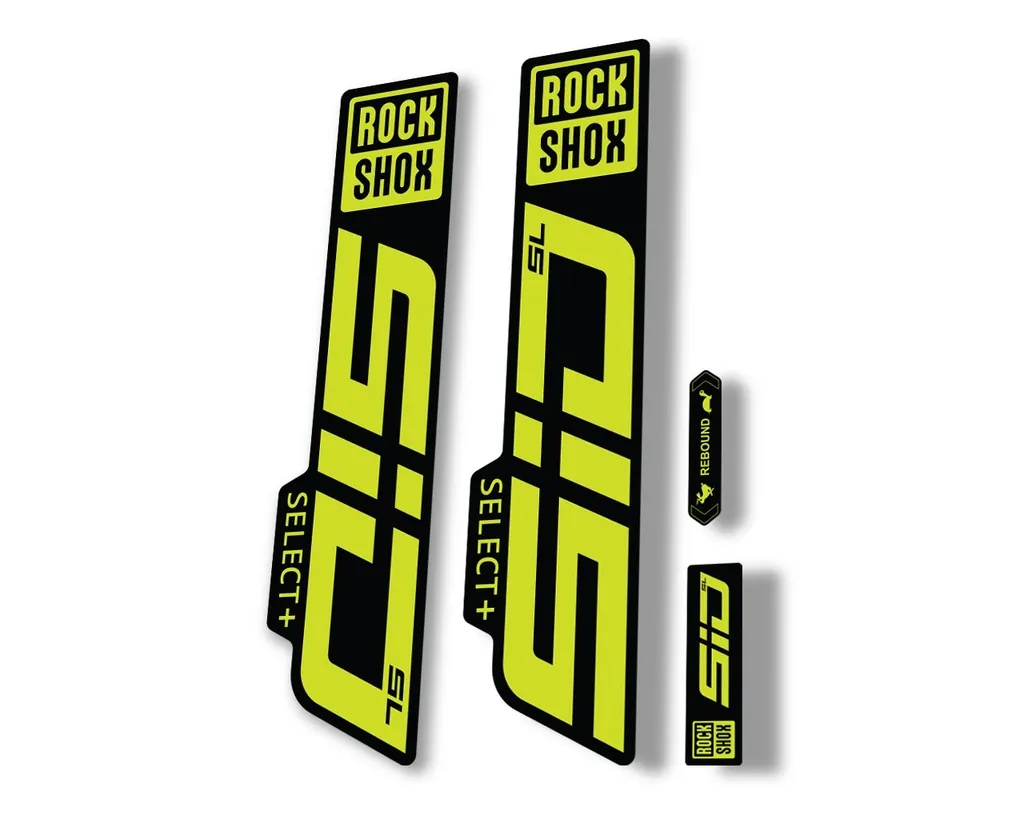 Rock Shox SID SL Select Plus 2021 Mountain Bike Cycling Decal Sticker Lime Green - 1