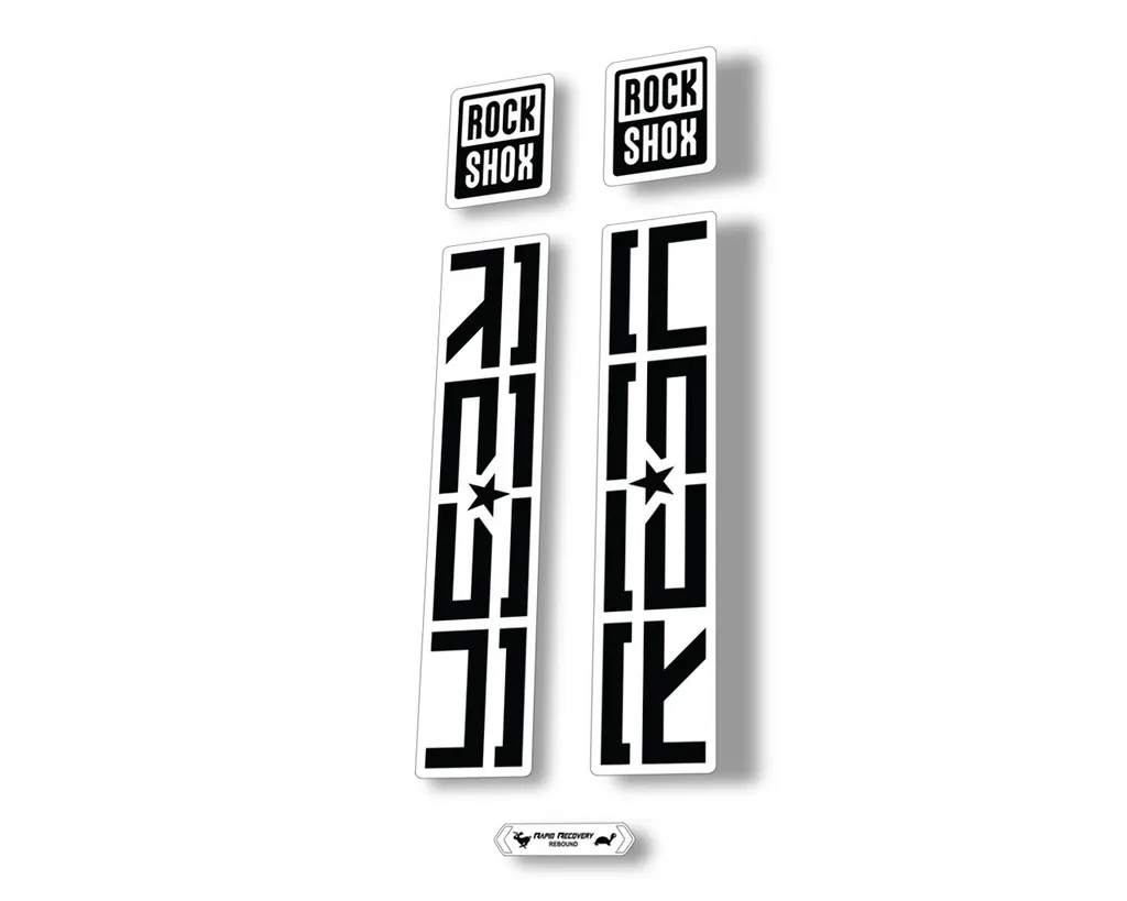 Rock Shox REBA 2020 Fork Decal Mountain Bike Cycling Sticker Adhesive Black - 1