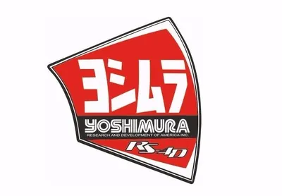 Yoshimura NEW Exhaust Muffler Decal RS-4D Replacement End Cap Sticker - 1