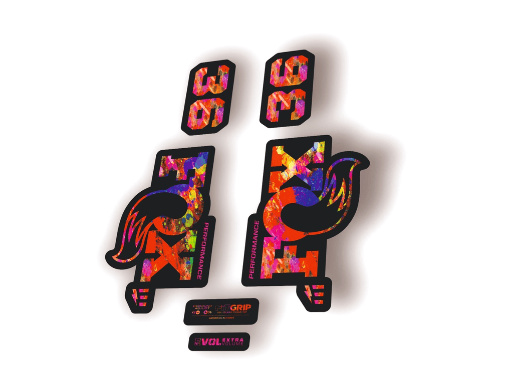 FOX 36 Performance E-Optimized 2026 Fork Factory Decal Sticker Adhesiv Oil Slick - 1