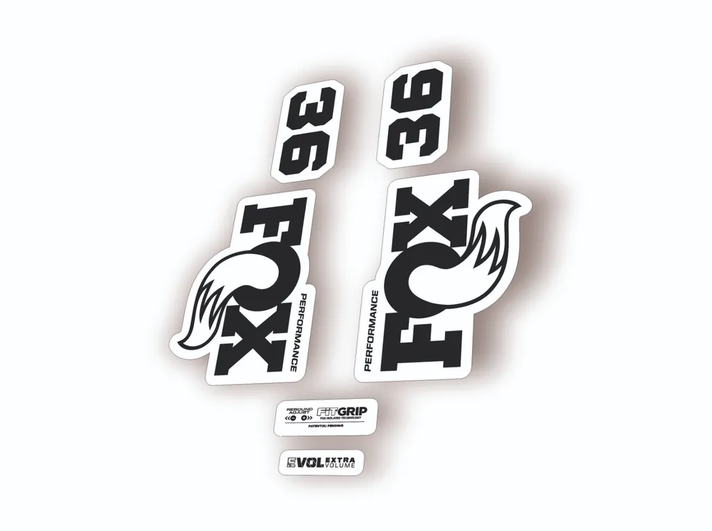 FOX 36 Performance 2026 Fork Factory Suspension Decal Sticker Adhesive Black - 1