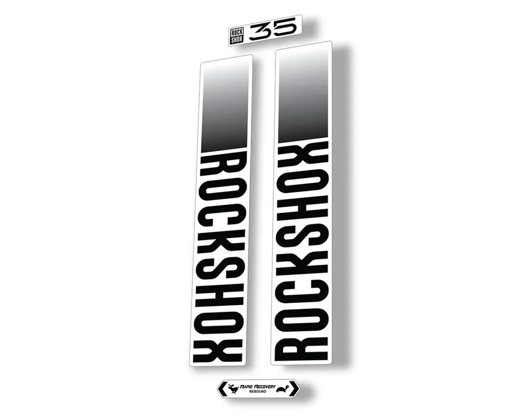 Rock Shox 35 2021 Fork Decal Mountain Bike Cycling Sticker Adhesive Black - 1