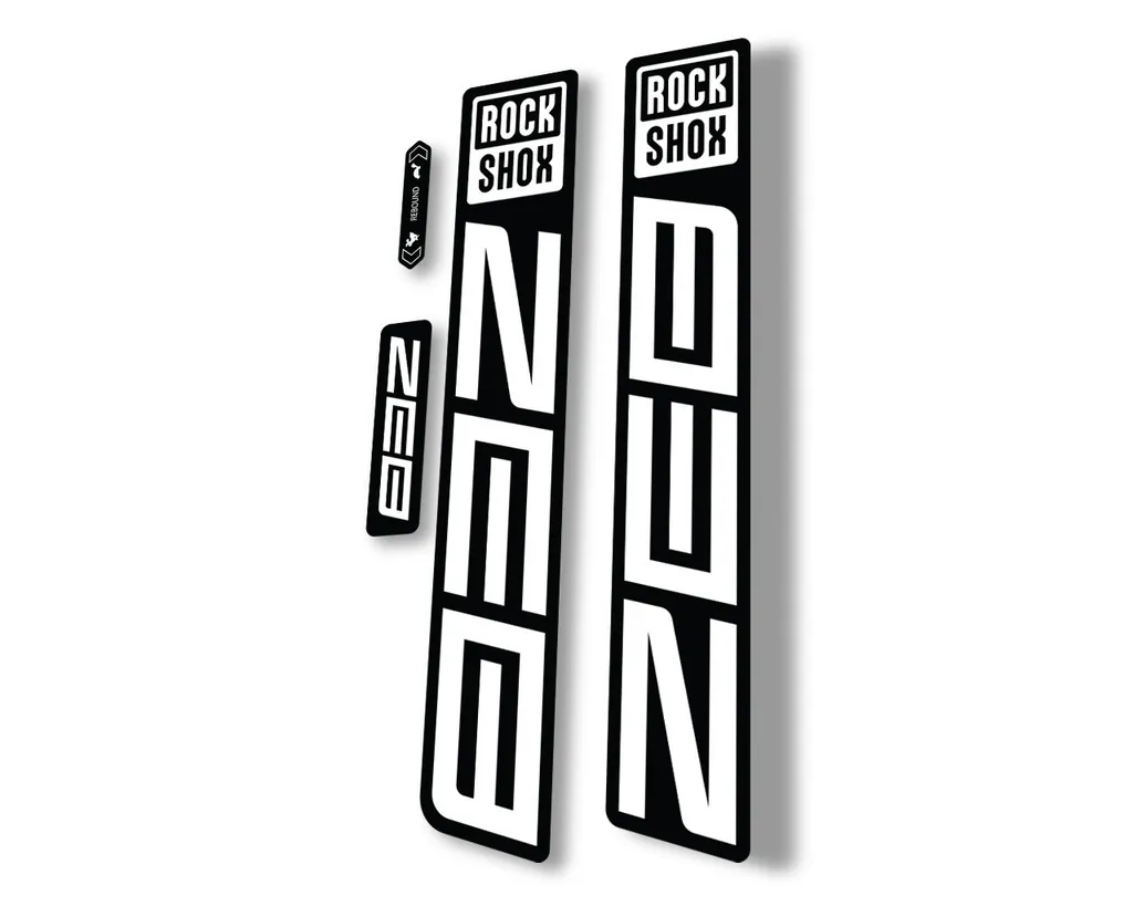 Rock Shox ZEB R 2021 Mountain Bike Cycling Decal Sticker Adhesive White - 1