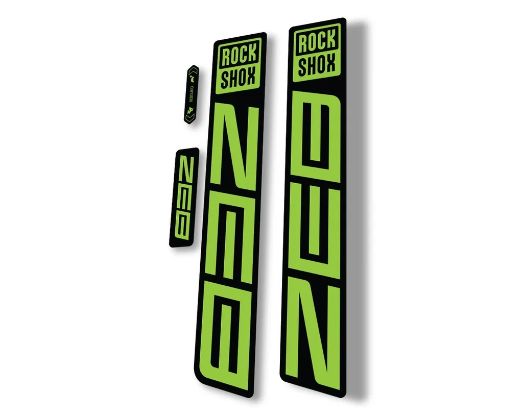 Rock Shox ZEB R 2021 Mountain Bike Cycling Decal Sticker Adhesive Green - 1