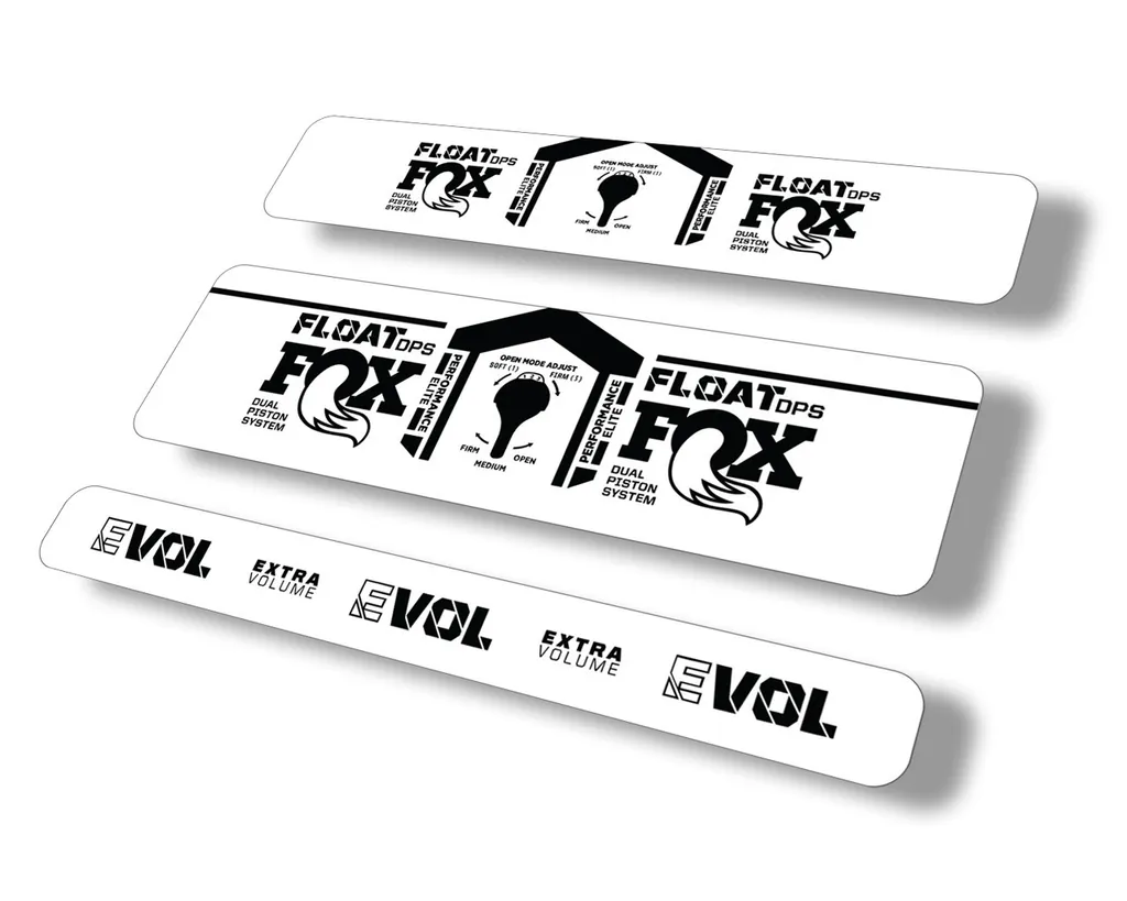FOX Float DPS 2021 Performance Rear Shock Suspension Sticker Decal Black - 1