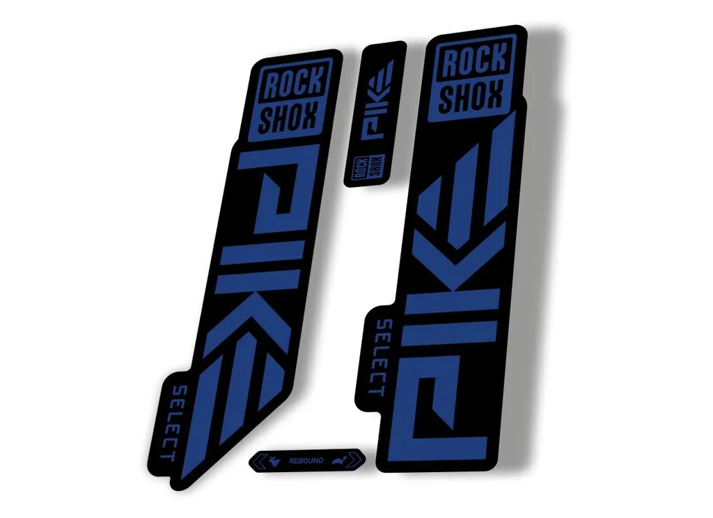Rock Shox PIKE SELECT 2023 Mountain Bike Cycling Decal Sticker Adhesiv Dark Blue - 1