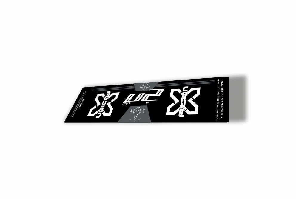 X Fusion 2018 O2 Pro RL Rear Shock Suspension Sticker Factory Decal White - 1