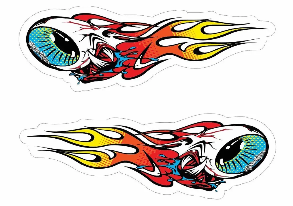 Troy Lee Designs Bike Bicycle Frame Decal Sticker Graphic Adhesive Set Vinyl #20 - 1