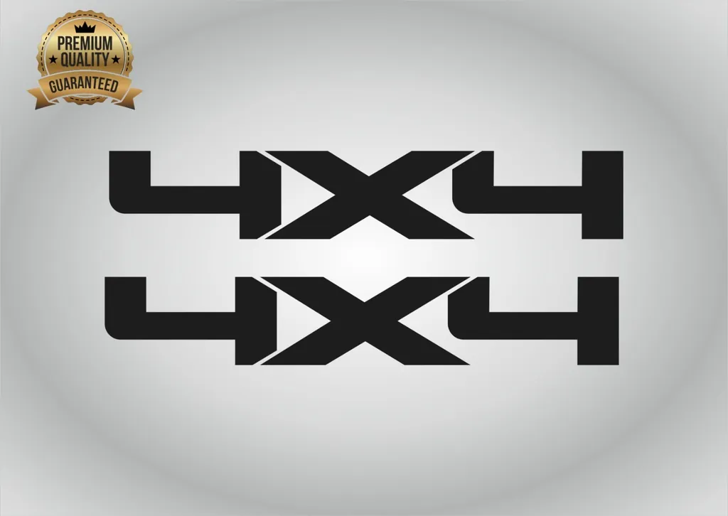 4x4 Decals Compatible with Ford F150 2009-2011 Truck Body Tail 2pcs - 1
