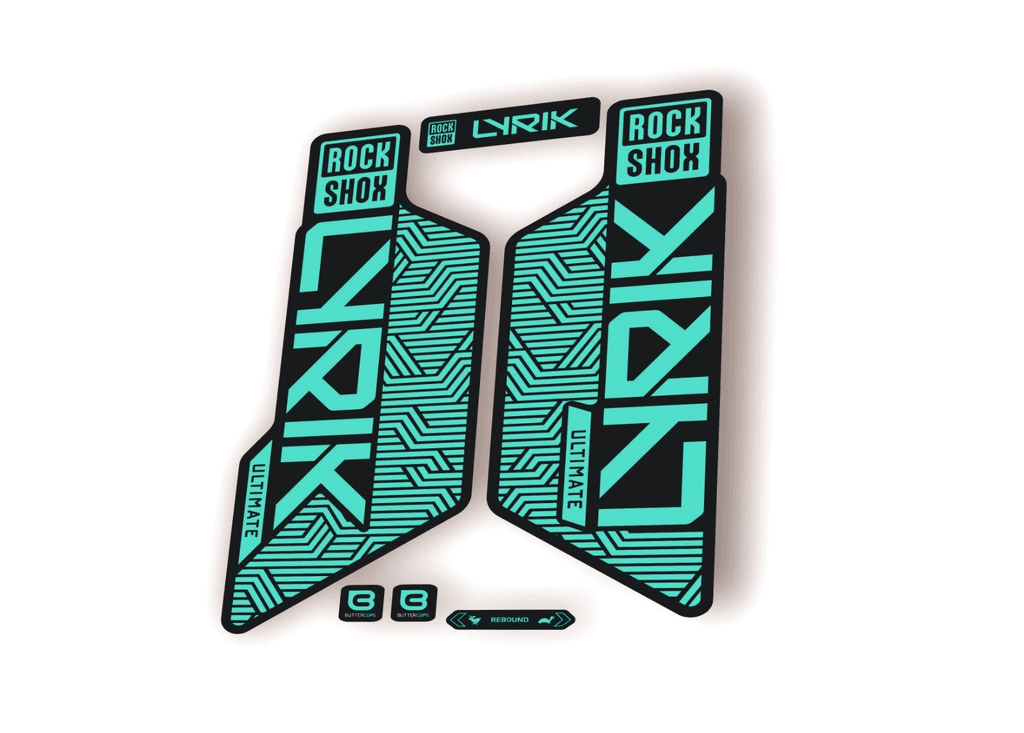 Rock Shox LYRIK ULTIMATE 2025 Flight Attendant Bike Cyclin Decal Sticker Dolphin - 1