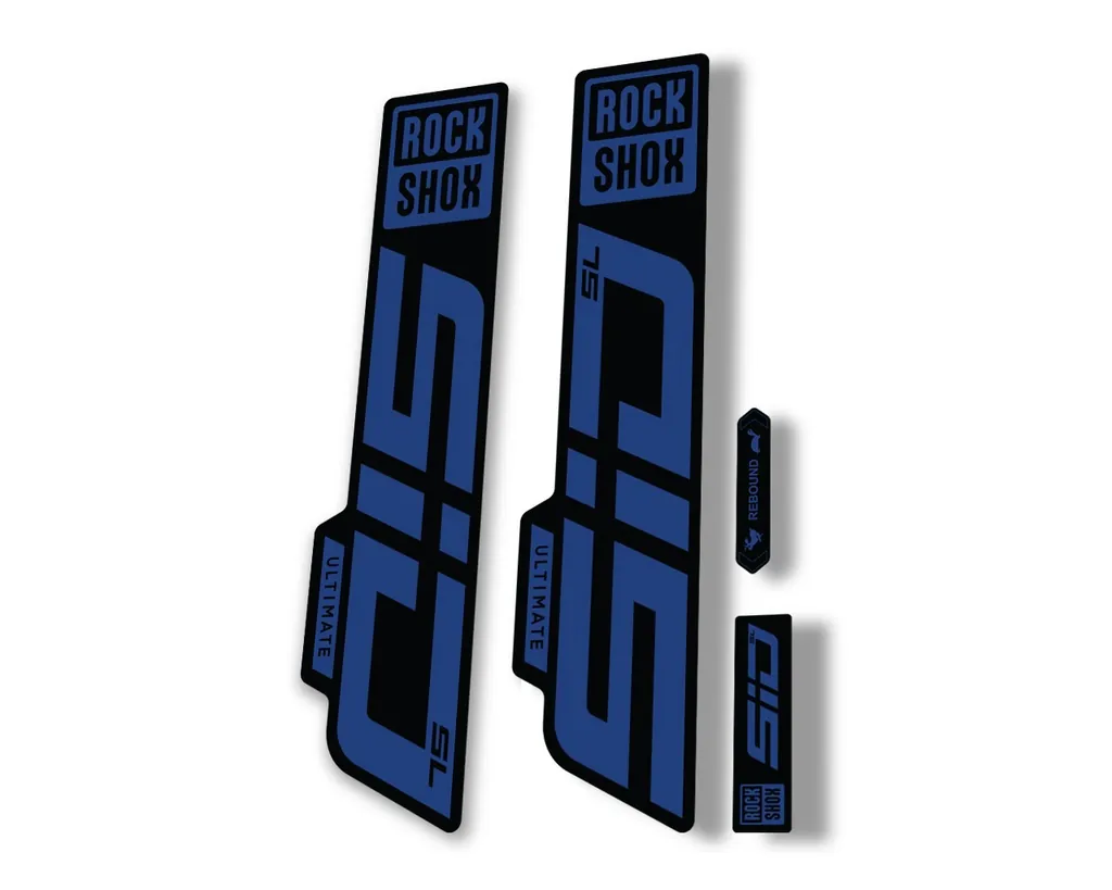 Rock Shox SID SL Ultimate 2021 Mountain Bike Cycling Decal Sticker Dark Blue - 1