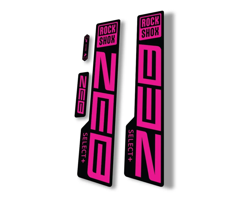 Rock Shox ZEB Select Plus 2021 Mountain Bike Cycling Decal Sticker Pink - 1
