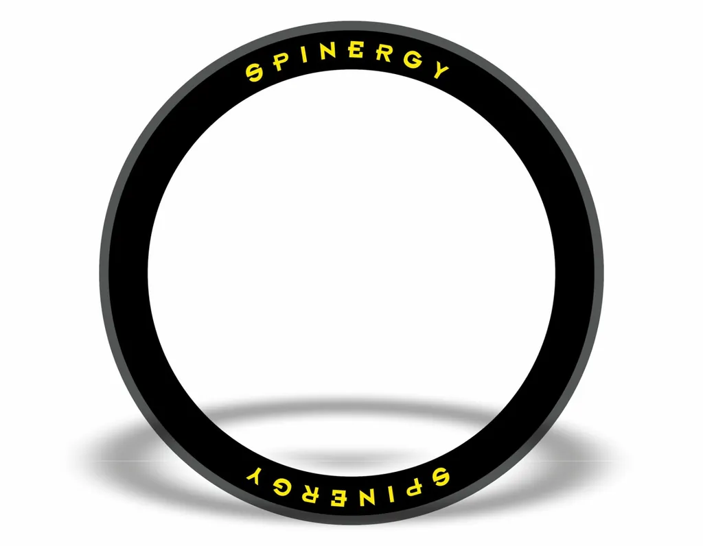 SPINERGY Road Rim Wheelset Decal Factory Sticker Vinyl Adhesive Yellow 8 Pcs - 1