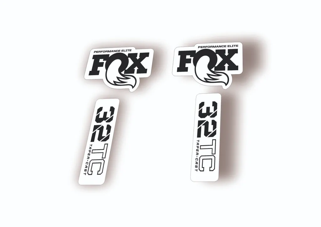 FOX 32 Taper Cast Elite 2024 Fork Suspension Factory Decal Sticker Adhesiv Black - 1