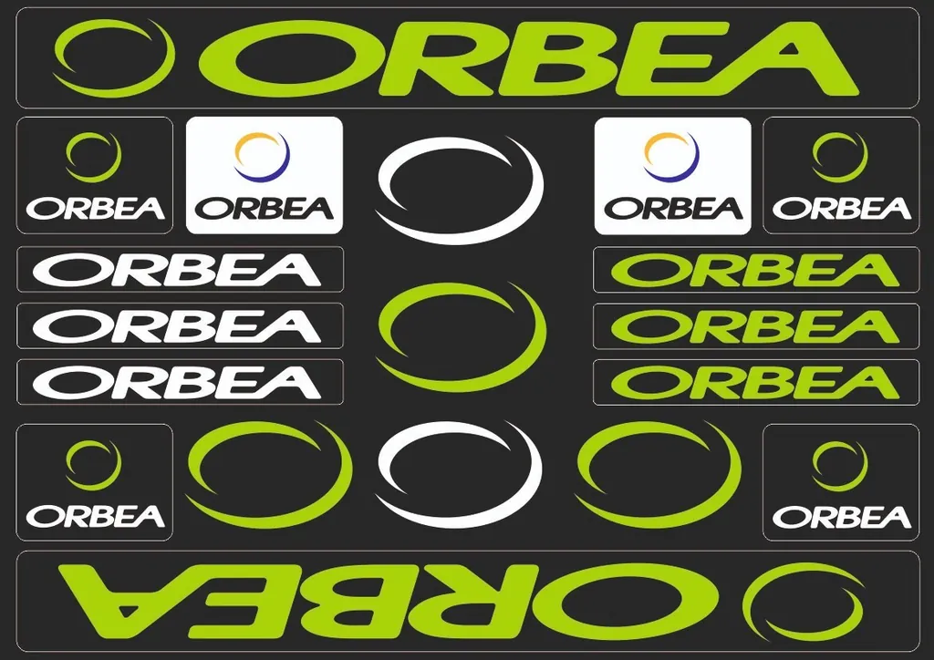 Bicycle Vinyl Stickers – Compatible with ORBEA Bikes – Green - 1