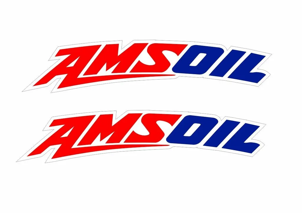 AMSOIL Front Fender Decals Replacement Adhesive Sticker Set - 1