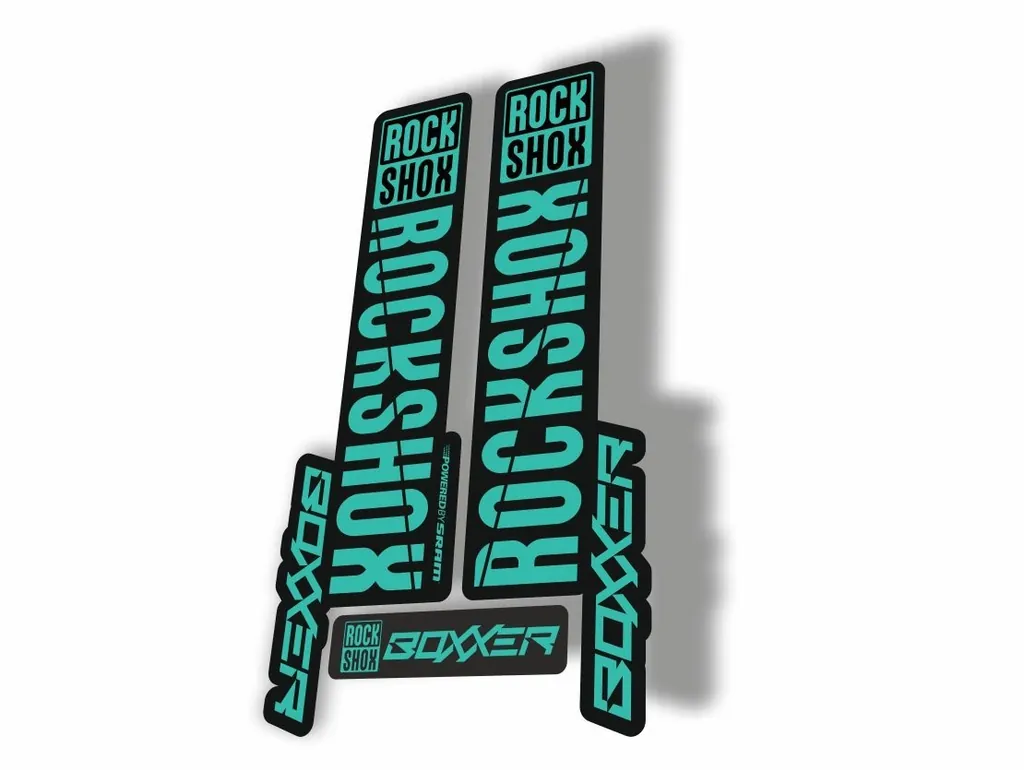 Rock Shox BOXXER 2019 Mountain Bike Cycling Decal Kit Sticker Adhesive Dolphin - 1