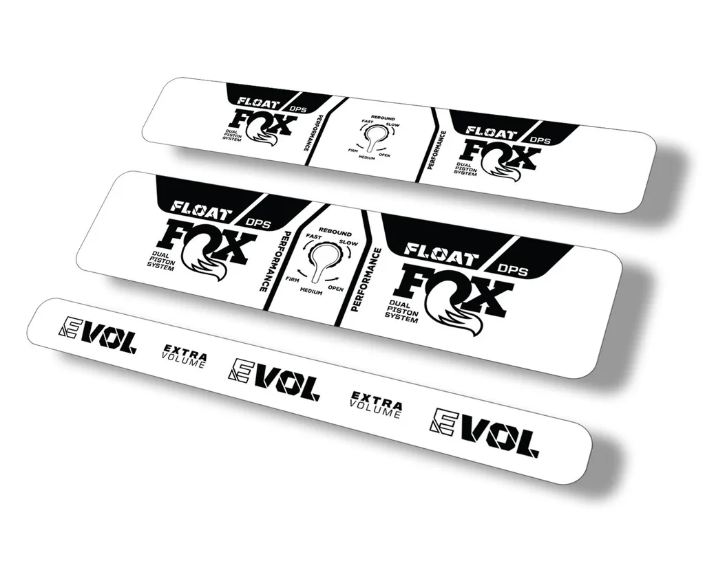 FOX Float DPS 2021 Performance Rear Shock Suspension Sticker Decal Black - 1