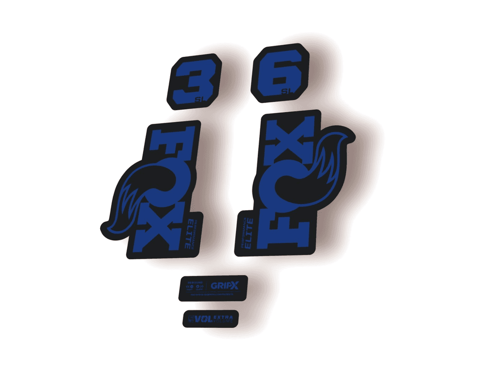 FOX 36 SL Elite 2026 Fork Factory Suspension Decal Sticker Adhesive Dark Blue - 1