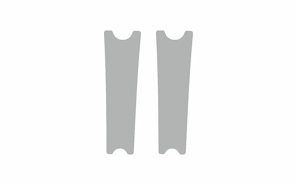 Crank Protection Mountain Bike Cycling Sticker Adhesive Clear - 1