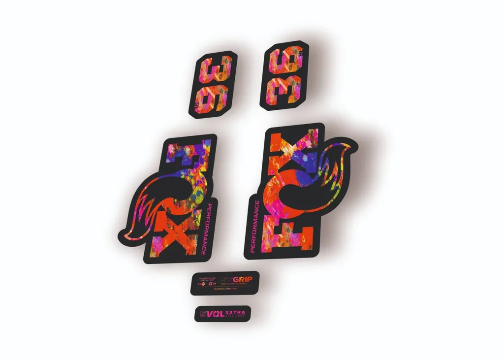 FOX 36 SL Performance Factory 2026 Fork Decal Sticker Adhesive Oil Slick - 1