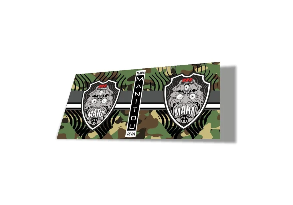 Manitou Mara 2020 Rear Shock Suspension Factory Sticker Decal Camo - 1