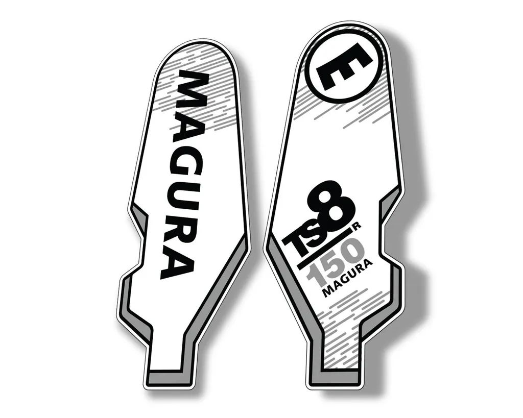 MAGURA TS8 R 150 2013 Suspension Decal Kit Sticker Adhesive Aufkleber Black - 1