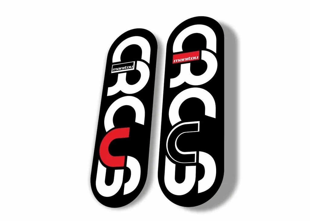 Manitou Circus 2013 Fork Suspension Graphic Decal Kit Sticker Black - 1