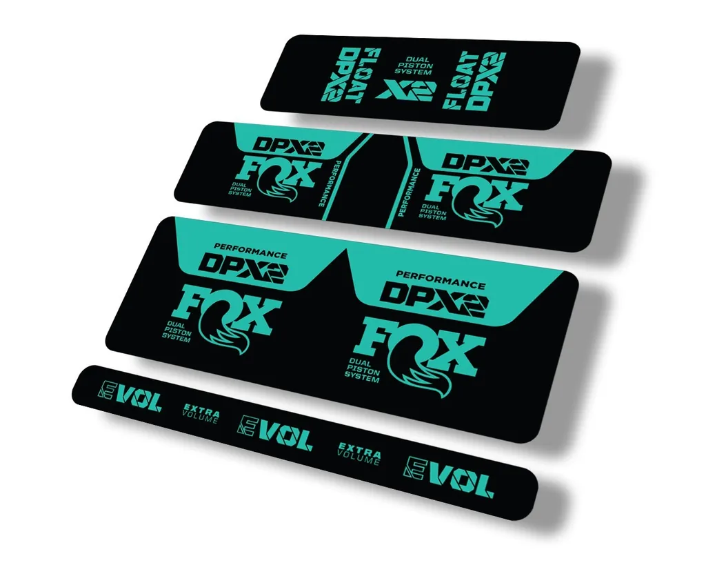 FOX Float DPX2 2021 Performance Rear Shock Suspension Sticker Decal Dolphin - 1