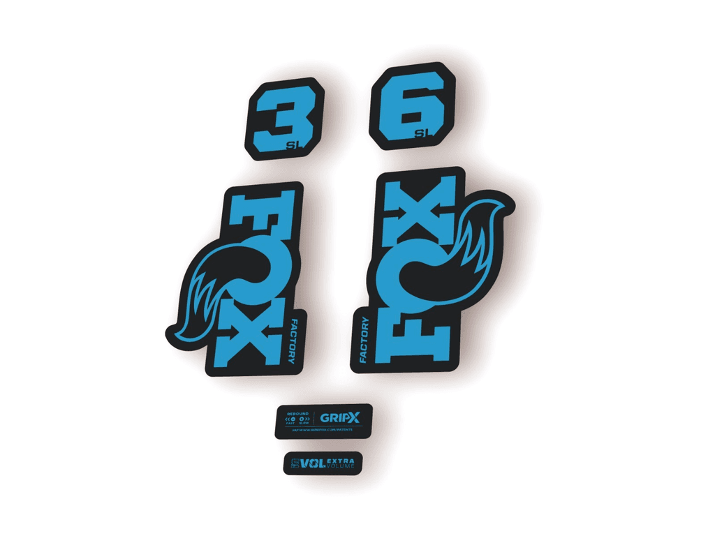 FOX 36 SL Factory 2026 Fork Decal Suspension Sticker Adhesive Blue - 1