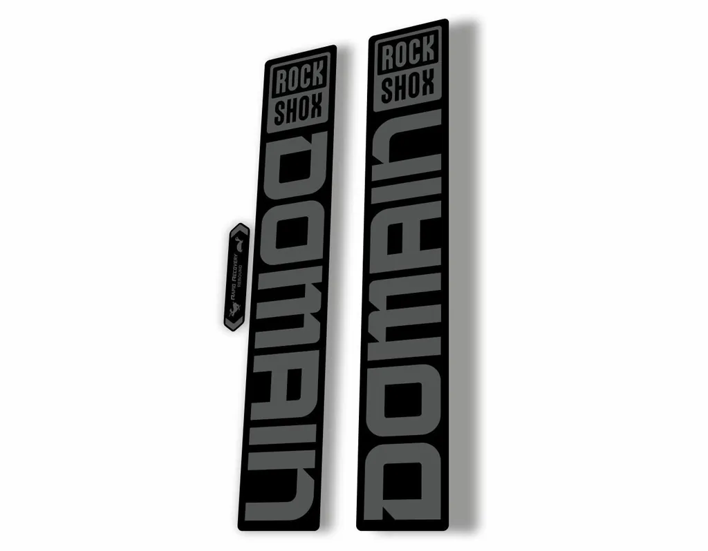 Rock Shox DOMAIN 2022 Mountain Bike Cycling Decal Sticker Adhesive Gray - 1