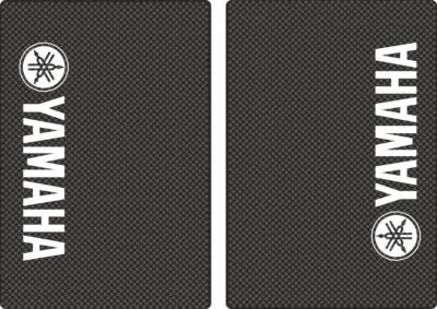 Yamaha Suspension Bike Upper Fork Decal Sticker Graphic Adhesive Carbon 2 Pcs - 1